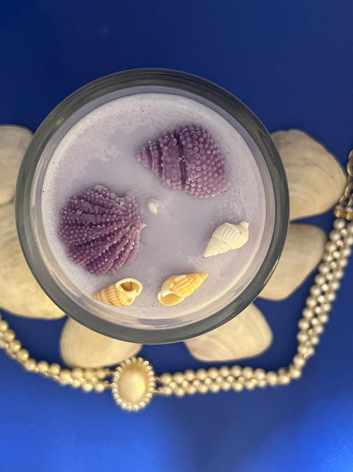Purple Ocean Candle